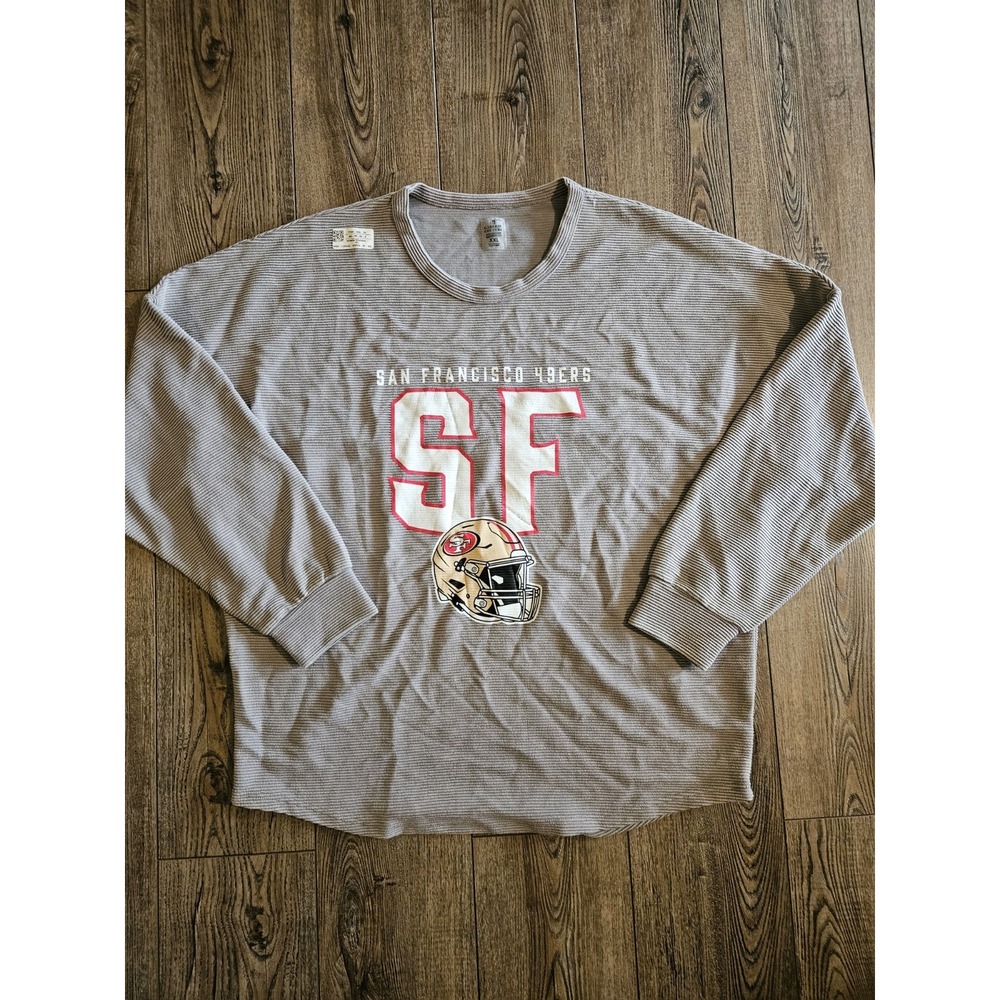 San Francisco 49ers Gameday Couture Long Sleeve Pullover Size XXL
